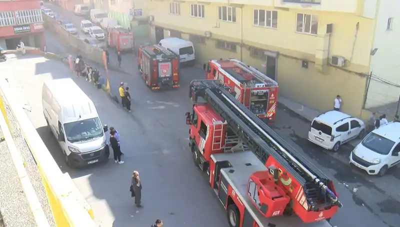 İstanbul'da Tekstil Atölyesinde Çıkan Yangın, Büyük Panik Yarattı!