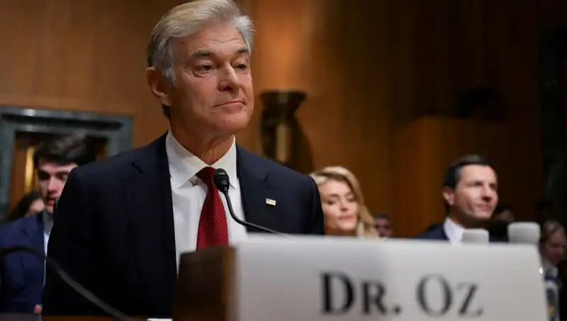 Mehmet Öz, Trump Sarısı Saçıyla Senato'ya Damat Gibi Girdi!