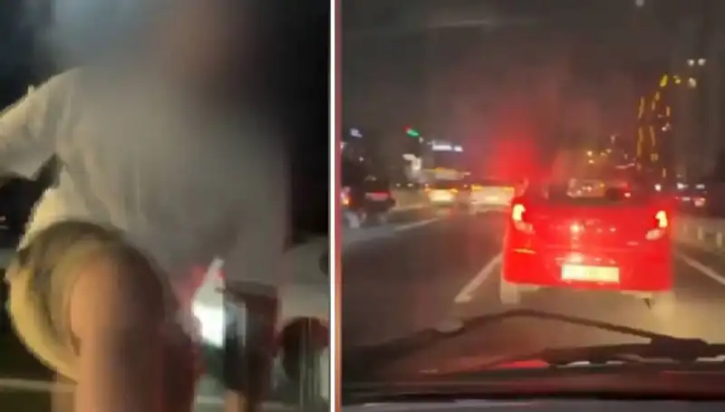 Trafik Magandası Kameraya Yansıdı: Anlar Şoke Edici!