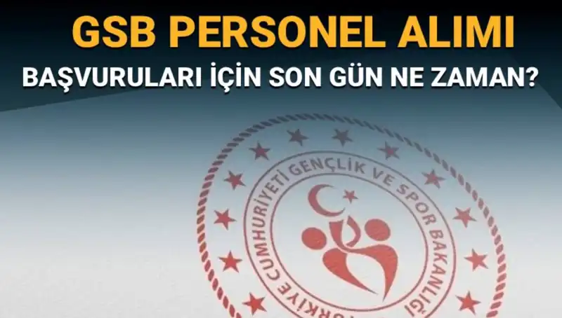 Gençlik ve Spor Bakanlığı'ndan Yeni Personel Alımı: Başvuru Süresi Ne Zaman Sona Erecek?