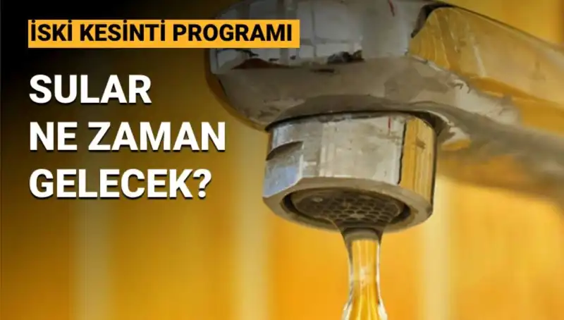 İstanbul'da Su Kesintisi: 3 Mayıs Programı İle Hangi Bölgelerde Sular Durdurulacak?