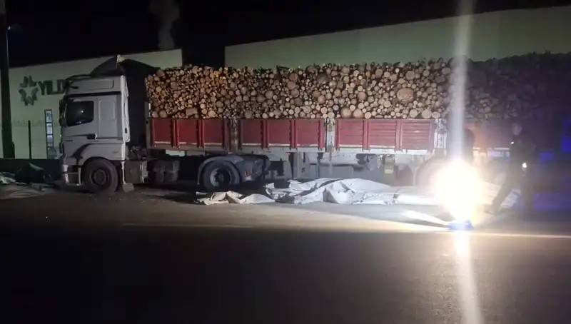 İzmir'de TIR Sürücüsüne Otomobil Çarpması: Kaza Anları ve Sonrası