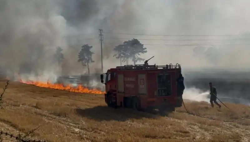 Kırklareli'nde Korkutan Anız Yangını: Yangın Kontrol Altına Alındı mı?